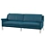 Thames Mid-Century Sofa- Timeless Elegance for Your Home! 3D model small image 1