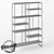 Industrial Wood Metal Shelf 3D model small image 2