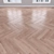 Versatile Parquet Oak: Herringbone, Linear & Chevron 3D model small image 2