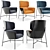 Caristo High Back Armchair: Elegant Design by SP01 3D model small image 1