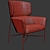 Caristo High Back Armchair: Elegant Design by SP01 3D model small image 3