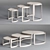 Anya Fendi Casa Coffee Table - Elegant Design, Various Sizes 3D model small image 2