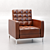 Ready Unwrapped Armchair 3D model small image 1