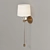 Vintage-inspired Augusta Wall Sconce 3D model small image 5