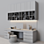 Modern Workplace Desk 3D model small image 3