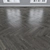 Gray Oak Parquet: Herringbone, Linear, Chevron 3D model small image 2