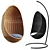 Hanging Egg Chair | Sika design
Hanging Egg Chair - Danish Design Icon
Danish Design Hanging Egg Chair 3D model small image 1