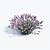 Elegant Lavender Trio: 40cm, 50cm, 60cm 3D model small image 2