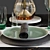 Modern Kitchen Serving Table: Stylish and Functional 3D model small image 2