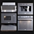 Elegant Smeg Dolce Stil Novo Kitchen Appliances 3D model small image 1