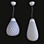 Elegant Barovier & Toso Pendant Lamps 3D model small image 3