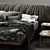 Cattelan Italia Marlon Bed: Sleek and Stylish Sleeping Solution 3D model small image 2