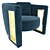 Formitalia Rachele: Stylish Modern Chair 3D model small image 1