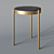Elegant Piccadilly Side Table 3D model small image 1