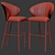 Sleek Heidi Bar Stool - Limited Stock 3D model small image 3