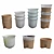 TraditioWare Cup Set | Traditional Japanese Porcelain Cups 3D model small image 2