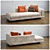 Modern Low Set Alexander Sofa 3D model small image 2