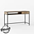 Industrial Graystone Desk 3D model small image 1