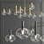 Elegant Minimalist Chandelier 3D model small image 1