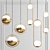 Modern Kelly & Hoop Pendant Lights 3D model small image 1