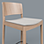 Elegant Grace Barstool by Swedese 3D model small image 2