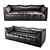 Fashionably Chic La Bambole Sofa 3D model small image 1