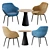 Keilhauer Ponder Mid Back Chair 3D model small image 1