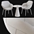 Keilhauer Ponder Mid Back Chair 3D model small image 3