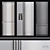 Sleek Smeg Fridges: Classic & Standart 3D model small image 1