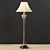 Slate Aura: Hand-Carved Copper Accented Floor Lamp 3D model small image 2