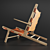 Cozy Comfort: Easy Chair 3D model small image 2