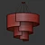 Italian Designer IL Paralume Marina Pendant Lamp 3D model small image 3