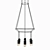 Elegant Wireflow 0308 Pendant Light 3D model small image 2