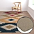 Luxury Carpet Set: High-Quality Textures 3D model small image 2