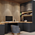 Title: Sleek Modern Workplace Desk 3D model small image 2