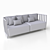 Swing XL Sofa: Ethimo Collection 3D model small image 3