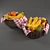 Handcrafted Rattan Fruit Baskets 3D model small image 2