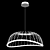 Celeste Chandelier: Elegant Lighting Fixture with LED Lights 3D model small image 1