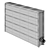 Strada Horizontal Wall Radiator: Efficient and Stylish 3D model small image 2