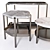 Giorgetti Skyline Coffee Table Set 3D model small image 2