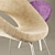 Modern Ring Chair | Stylish Armchair in Two Colors 3D model small image 2