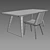 Echoes Dining Table: Stylish & Spacious 3D model small image 3