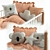 Nubie Oliver Wood Bed - Stylish Children's Bed 3D model small image 2