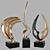 Eternal Flame: Bronze Sculpture Awards 3D model small image 1
