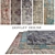 DOVLET HOUSE Carpets Set (5 Pieces, Part 398) 3D model small image 1