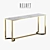 Luxury Loft-style Blanchard Console Table 3D model small image 1