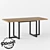 Clark Loft Table: Industrial Elegance for Modern Living 3D model small image 1