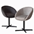 Minotti Russell Chair: Sleek 3D Design 3D model small image 1