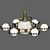 Olympus Chandelier: Elegant Light Fixture 3D model small image 1