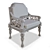 Theatrical Armchair: Elegant and Comfortable 3D model small image 3